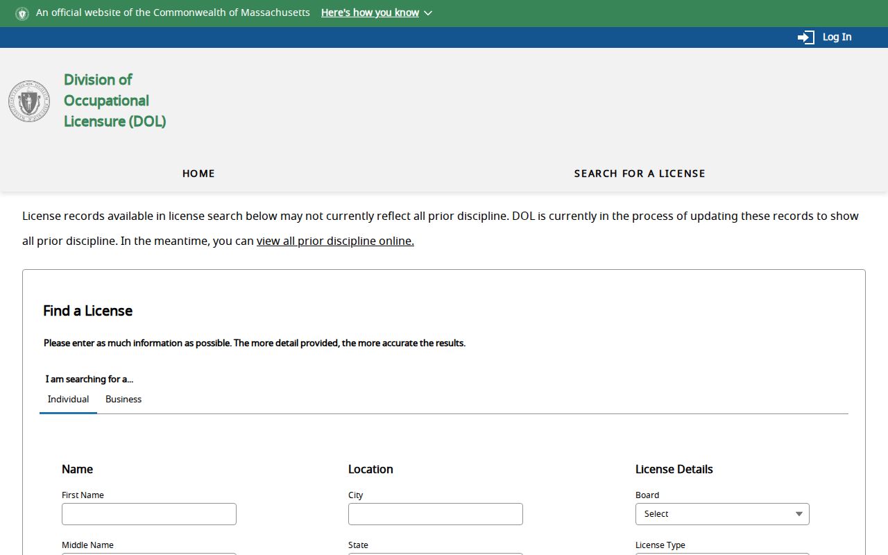 Quincy residents directory Massachusetts license search