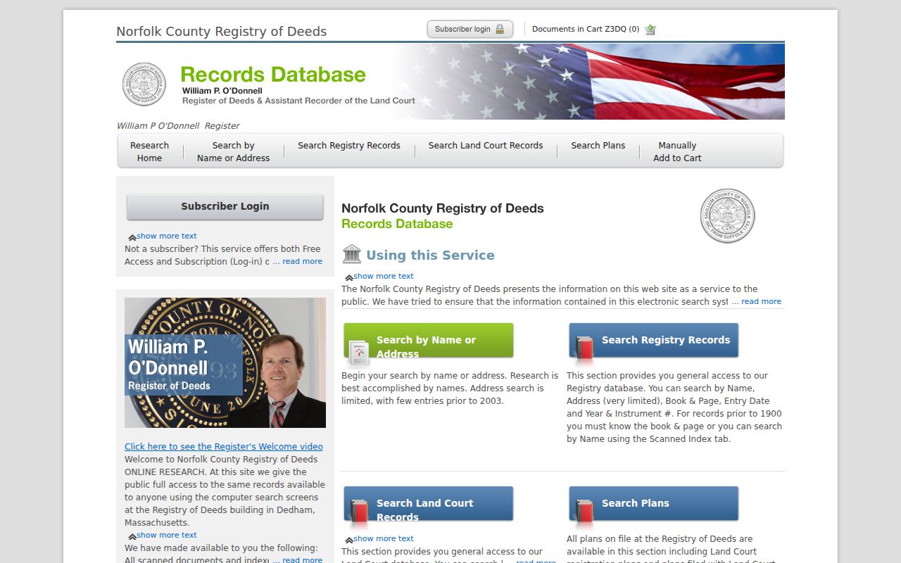 Quincy residents directory Norfolk deed index