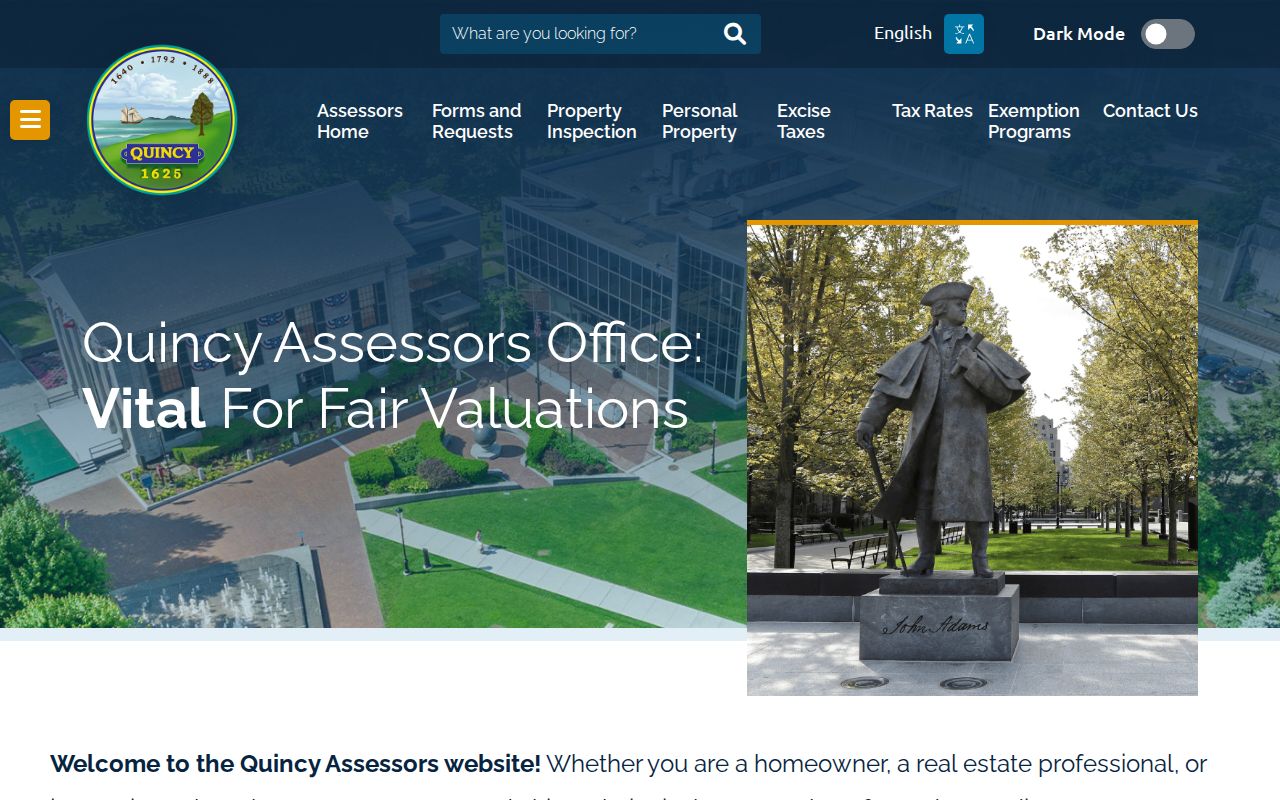 Quincy ZIP code directory assessors parcel-information overview